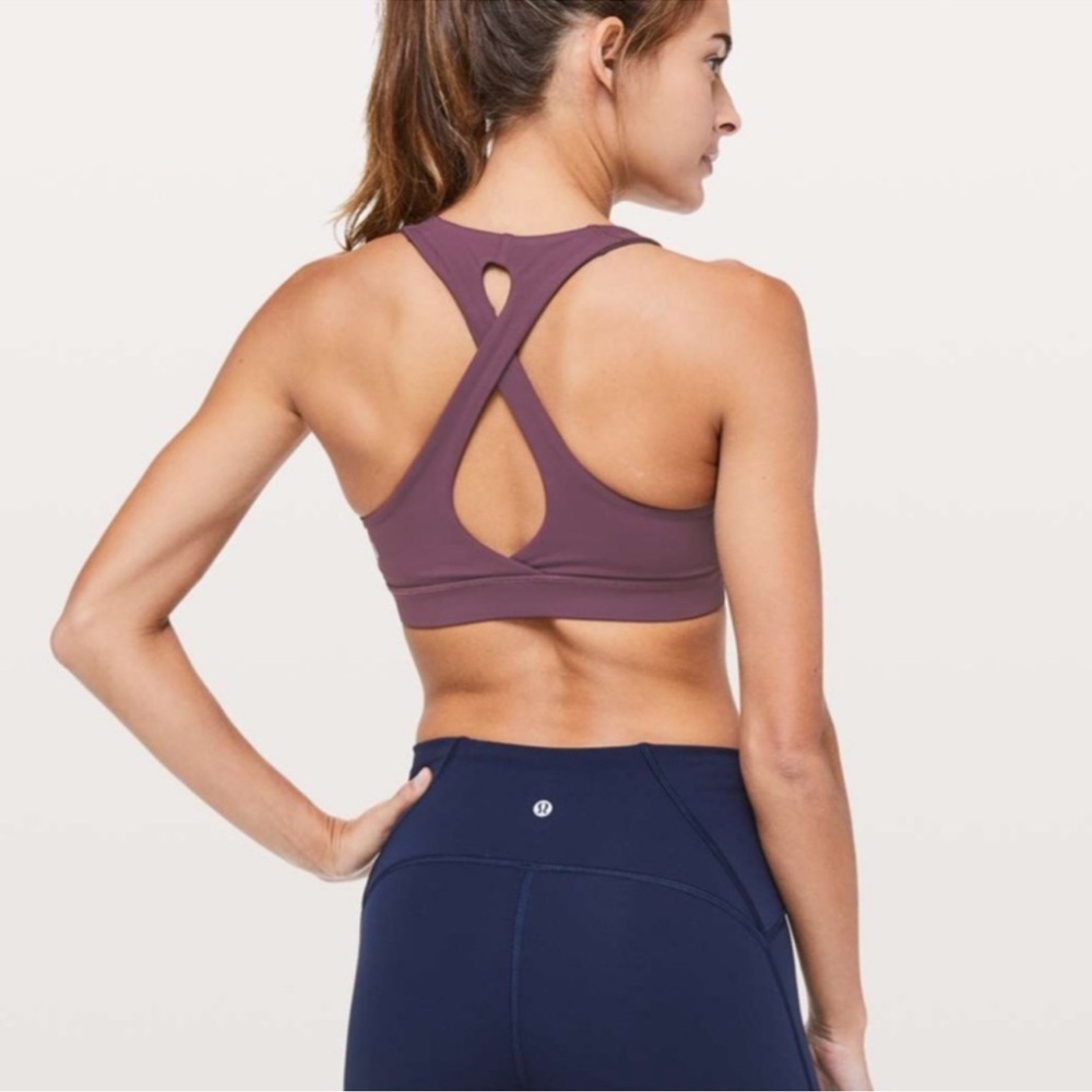 Lululemon Time to Sweat Bra Size 6 in Artic Plum